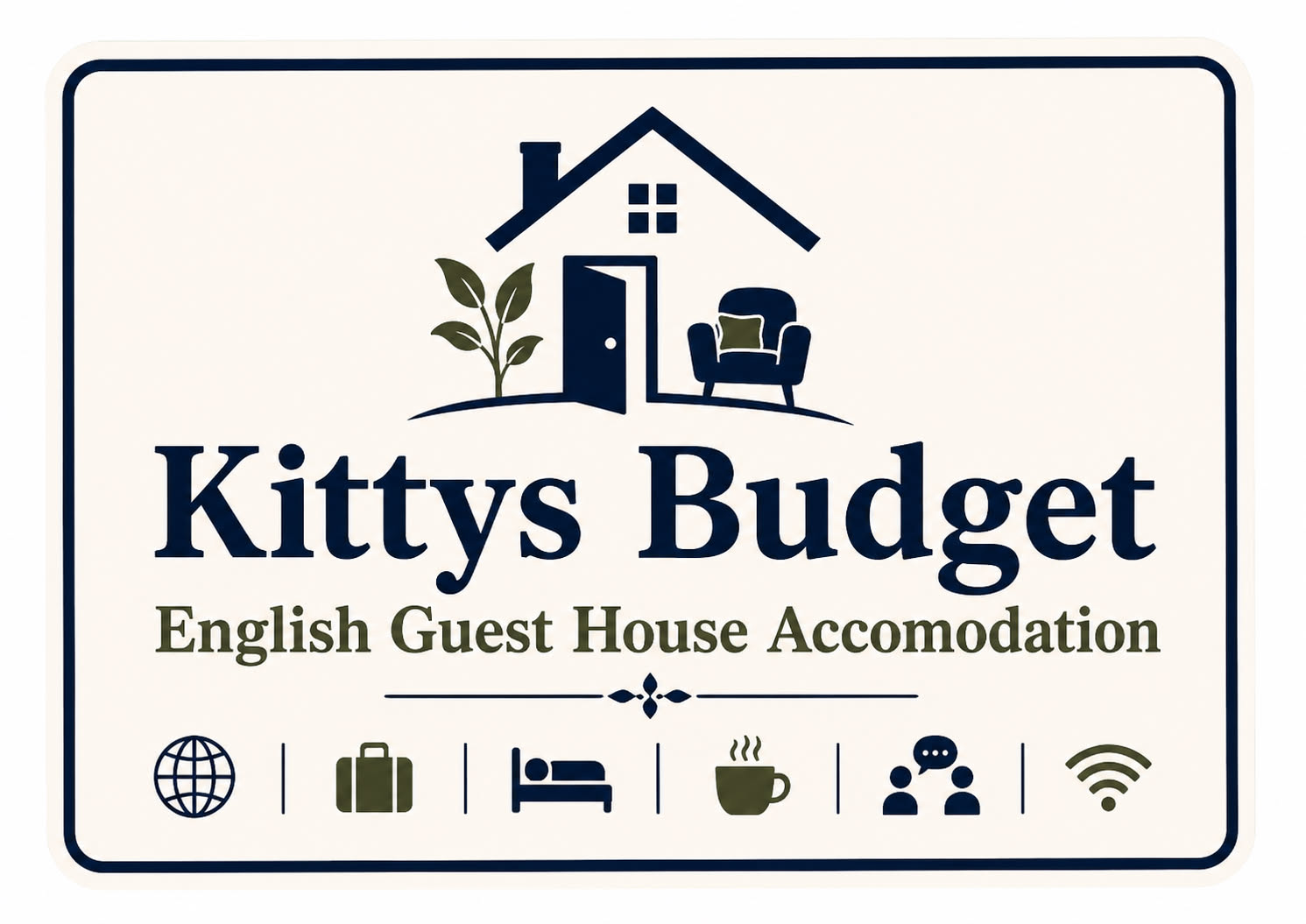 Kittys Guest Budget English House Accommodation logo